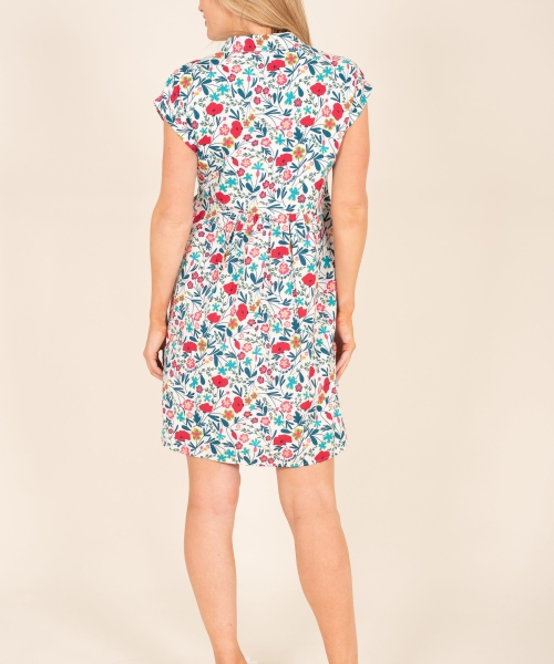 Botanical Shirt Dress